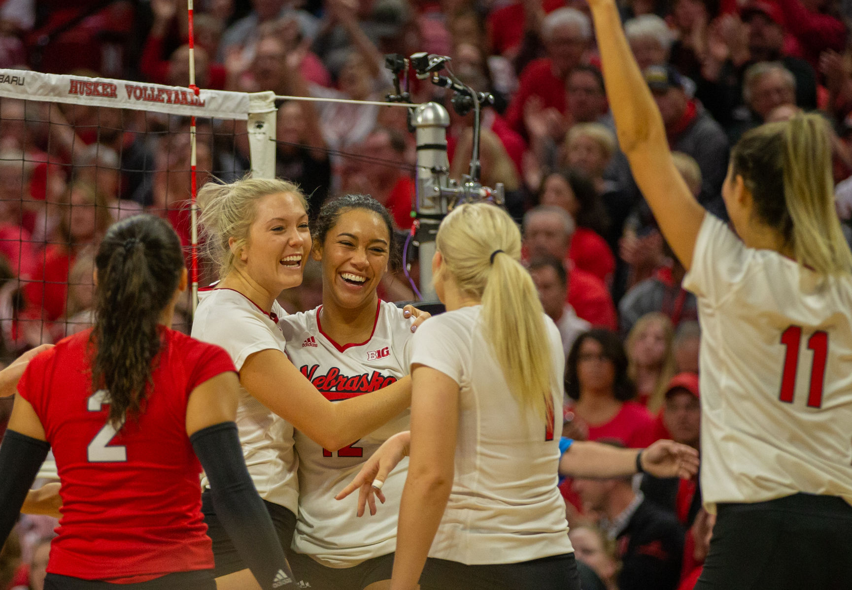 Nebraska Volleyball vs. Iowa Photo No. 4